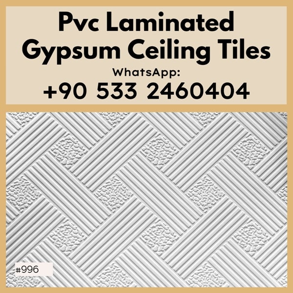 pvc gypsum ceiling tiles