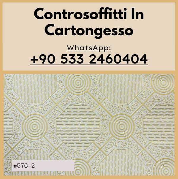 progettazione di pannelli per controsoffitti in gesso