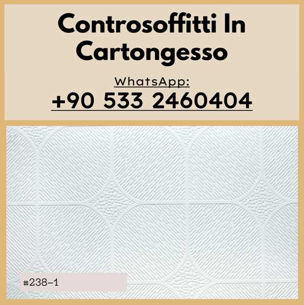 Pannelli per controsoffitti in gesso di pvc