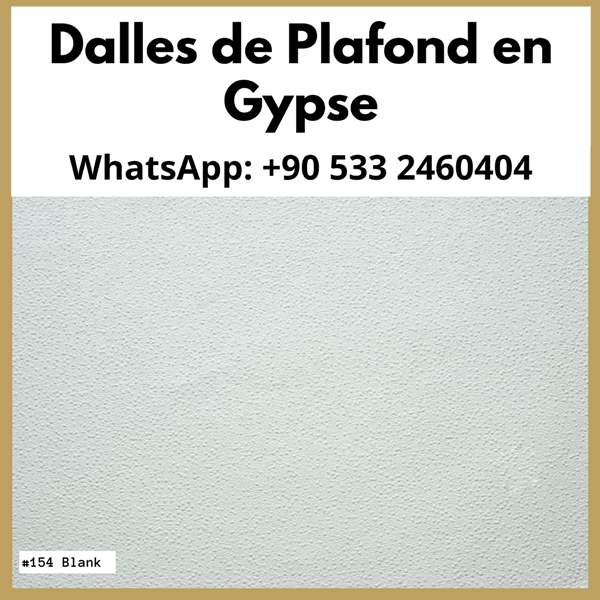 dalles de plafond suspendues en plâtre