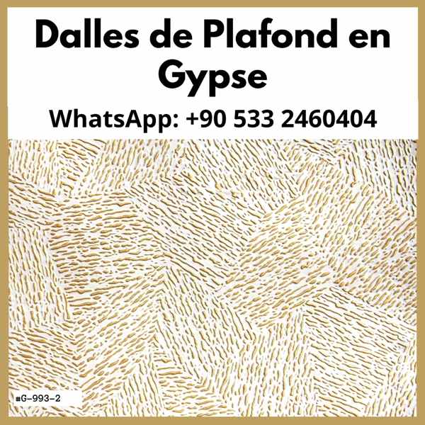 tuile plafond suspendu pvc