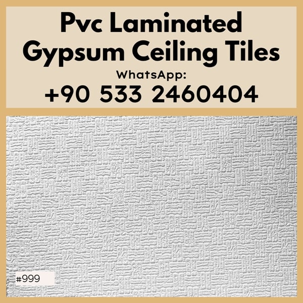 gypsum board ceiling tiles