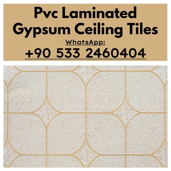 vinyl laminated gypsum ceiling tiles