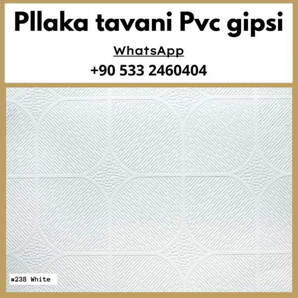 Pllaka tavani PVC gipsi