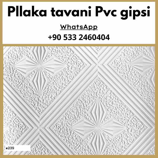 Pllaka tavani vinyl gipsi